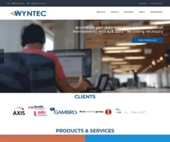 WYntec.com(Data Analytics) Screenshot
