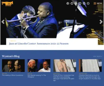 WYntonmarsalis.com(Official website for jazz musician Wynton Marsalis) Screenshot