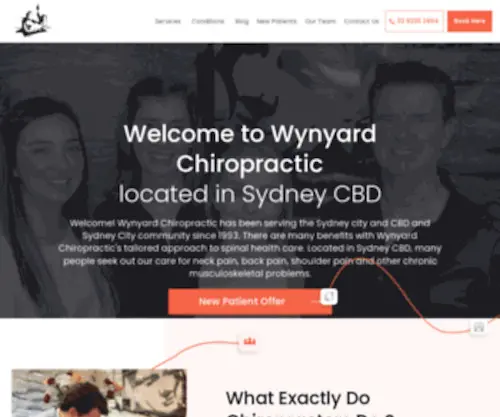 WYnyardchiro.com.au(Friendly Wynyard Chiropractor) Screenshot