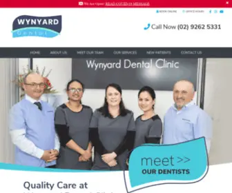 WYnyarddental.com(Dentist Sydney CBD) Screenshot