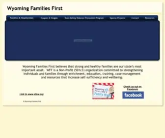 Wyofams.org(Wyoming Families First) Screenshot