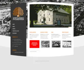 Wyofound.org(Wyomissing Foundation) Screenshot