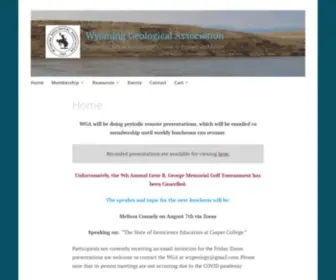 Wyogeo.org(Wyoming Geological Association) Screenshot