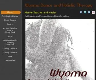 Wyomadance.com(Wyoma dance and holistic therapy) Screenshot