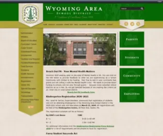 Wyomingarea.org(Wyoming Area School District) Screenshot