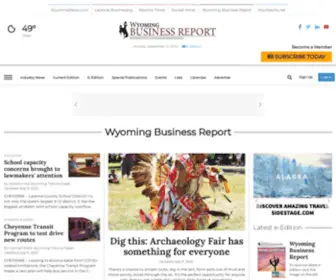 Wyomingbusinessreport.com(Wyoming's Only Statewide Business Journal) Screenshot