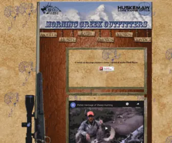 Wyominghunts.com(Morning Creek Outfitters) Screenshot