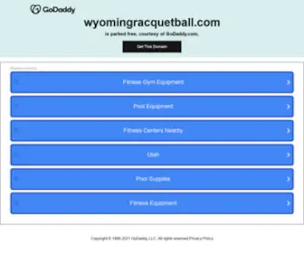 Wyomingracquetball.com(Wyoming racquetball racquets and more) Screenshot