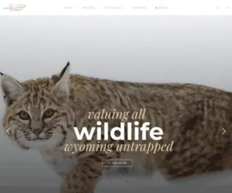 Wyominguntrapped.org(Respect All Living Things) Screenshot