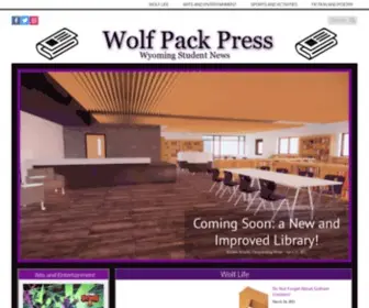 Wyomingwolfpackpress.com(The Student News Site of Wyoming High School) Screenshot