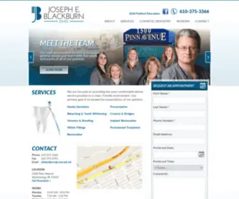 Wyomissingdentistry.com(Family & Cosmetic Dentistry in Reading PA) Screenshot