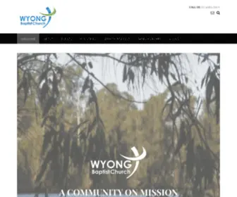 Wyongbaptist.org(Wyongbaptist) Screenshot