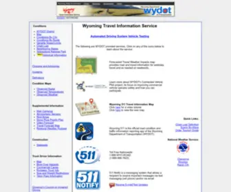 Wyoroad.info(WYDOT Travel Information Service (Laramie)) Screenshot