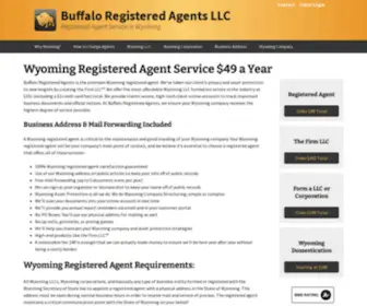 Wyregisteredagent.net(Wyoming Registered Agent) Screenshot