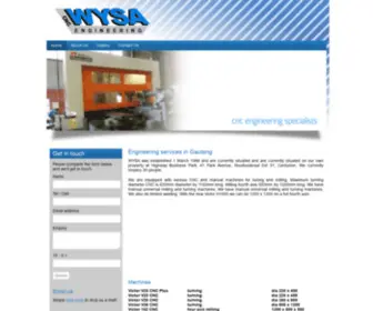 Wysa.co.za(WYSA ENGINEERING CC) Screenshot