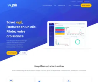 Wysii.com(Logiciel de facturation) Screenshot