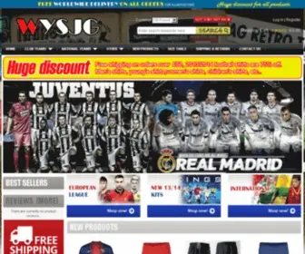 WYSJG.com(Football shirts and kits in excellent quality for sale) Screenshot