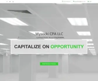 WysockicPa.com(Take a look at our Home page. Wysocki CPA LLC) Screenshot