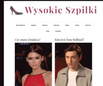 Wysokieszpilki.pl(Magazyn dla ambitnych kobiet) Screenshot
