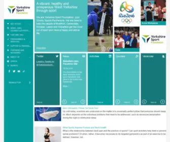 WYsport.co.uk(West Yorkshire Sport Club) Screenshot