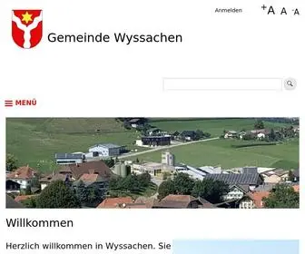 WYssachen.ch(Gemeinde Wyssachen) Screenshot