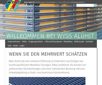 WYssaluhit.ch(Wyss Aluhit AG) Screenshot