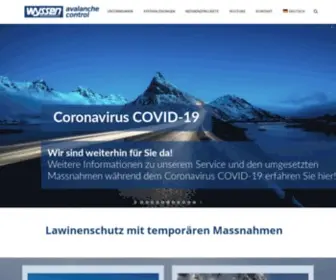 WYssenavalanche.com(Wyssen Avalanche Control AG) Screenshot