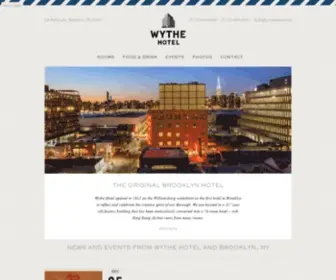 WYthehotel.com(The Original Brooklyn Hotel) Screenshot