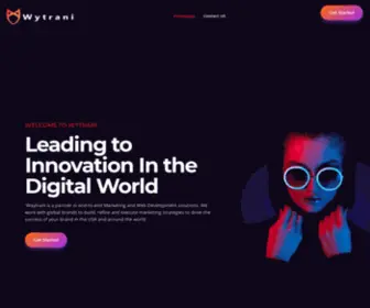 WYtrani.io(Homepage) Screenshot