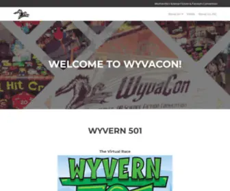 Wyvacon.com(Science Fiction & Fandom Convention) Screenshot