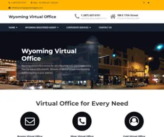 Wyvirtualoffice.com(Wyoming Virtual Office Service) Screenshot