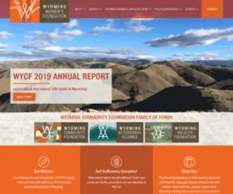 WYWF.org(Wyoming Women's Foundation) Screenshot