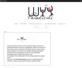 WYyparadiesli.ch(Wein und mehr) Screenshot