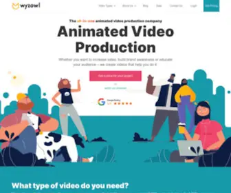 Wyzowl.com(Animated Video Production Company) Screenshot
