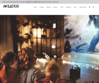 Wzatco.com(Leading Manufacturer of advanced LED Projectors) Screenshot