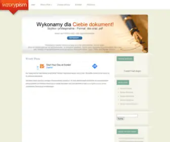 Wzorypism.net(Wzorypism) Screenshot