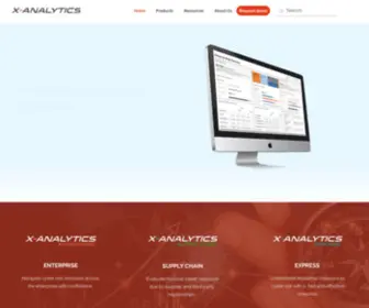 X-Analytics.com(Home) Screenshot