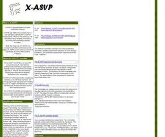 X-ASVP.org(The X) Screenshot