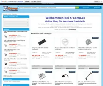 X-Comp.at(Reparatur und Handel mit Laptop Ersatzteile in Wien) Screenshot