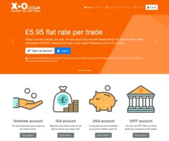 X-O.co.uk(Execution Only Share Dealing) Screenshot