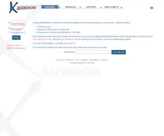 X-Recherche.com(Moteurs de recherche adaptés) Screenshot