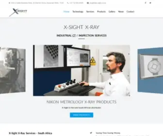 X-Sight.co.za(Industrial CT/ Inspection Services) Screenshot