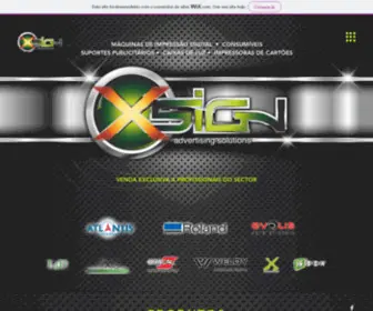 X-Signprofessional.com(INÍCIO) Screenshot