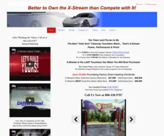 X-Streamwashsystems.com(Automated car wash) Screenshot