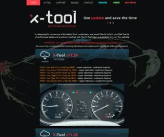 X-Tool.org(Professional device to odometer correction) Screenshot