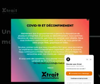 X-Trait.com(Agence Web à Saint) Screenshot