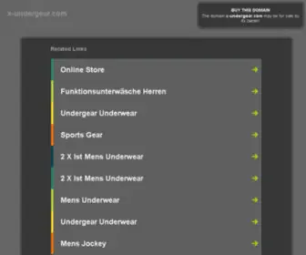 X-Undergear.com(出逢い掲示板) Screenshot