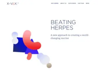 X-Vax.com(Beating herpes) Screenshot