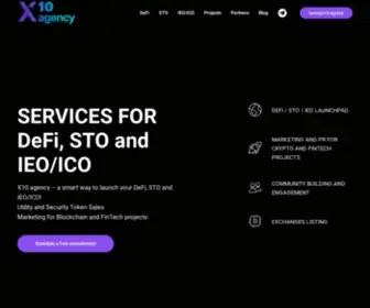 X10.agency(X10 agency) Screenshot