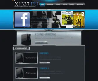 X1337.eu(Gameserver und Teamspeak 3 Sponsoring) Screenshot